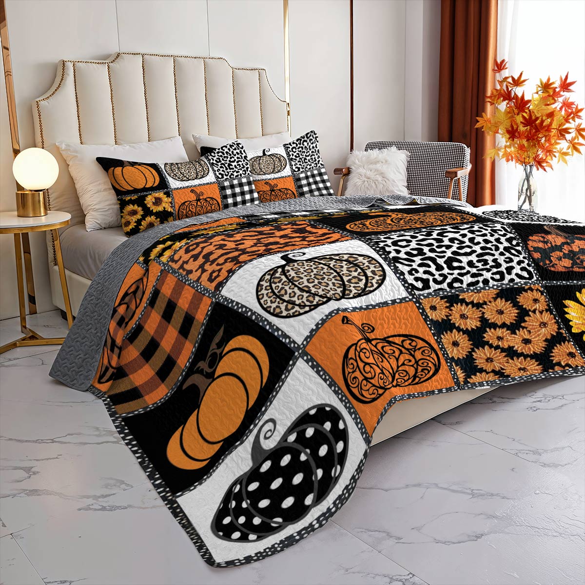Lorva All Season Quilt 3-Piece Set Autumn Safari