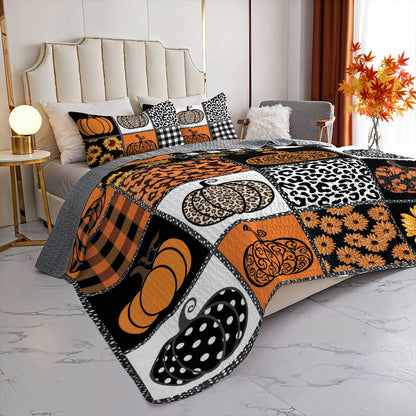 Lorva All Season Quilt 3-Piece Set Autumn Safari