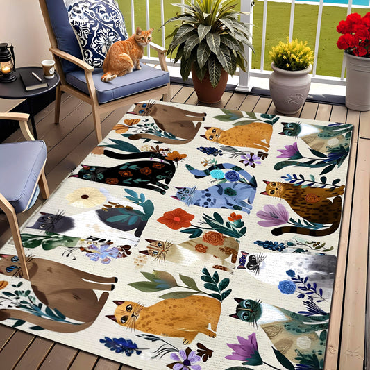 Lorva Cat Area Rug Gardern Love