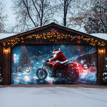 Lorva Christmas Garage Door Banner Decoration Frenzy