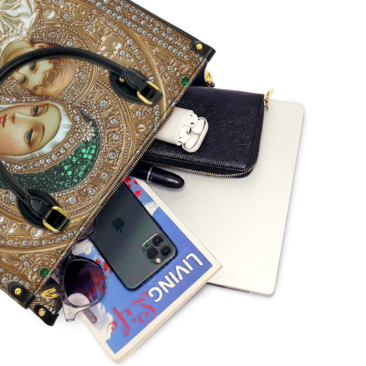 Lorva Virgin Mary Leather Bag Grace