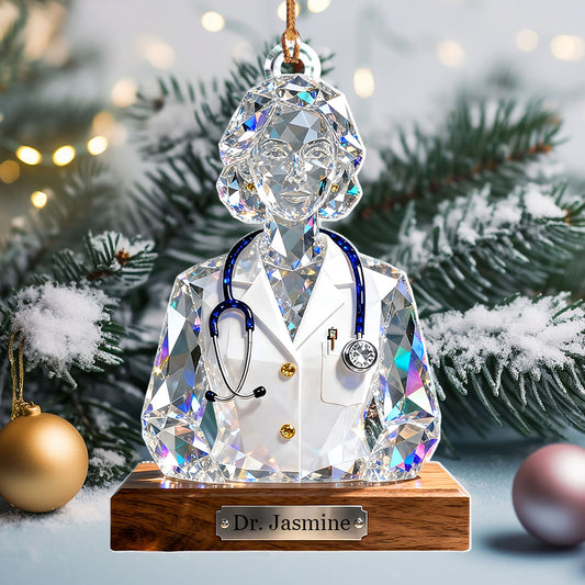 Lorva Doctor Personalized 2D Acrylic Ornament