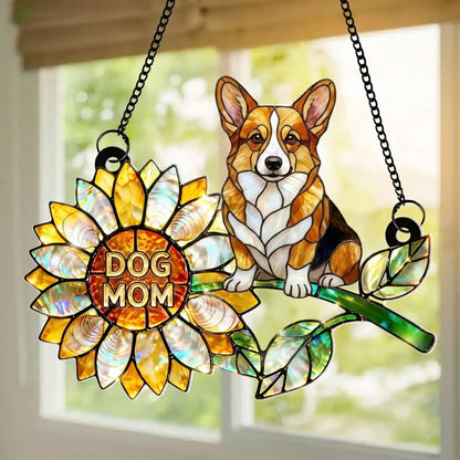 Lorva Corgi Suncatcher Sunshine Dog Mom
