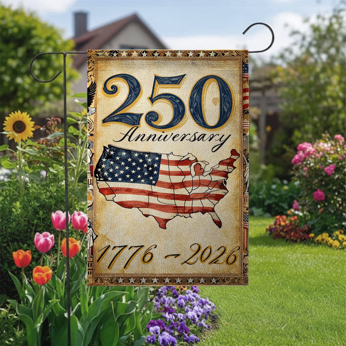 Lorva Garden Flag Majestic Origins