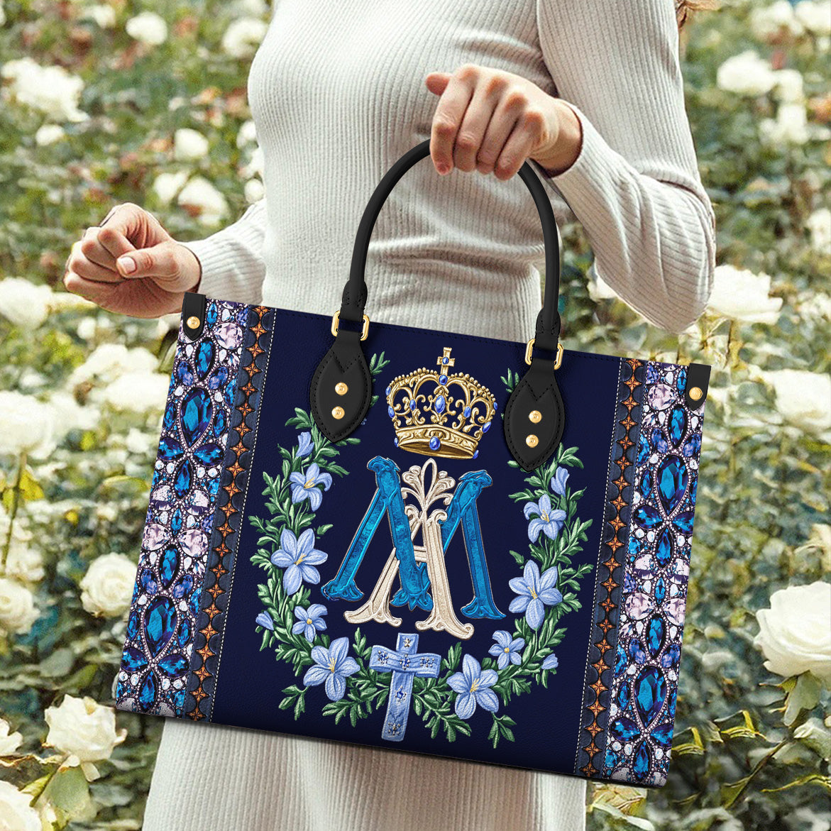 Lorva Leather Bag Faith Hope Love