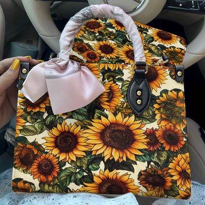 Lorva Leather Bag Vintage Sunflower