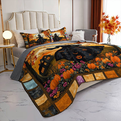 Witch Lorva All Season Quilt 3-Piece Set Happy Autumn