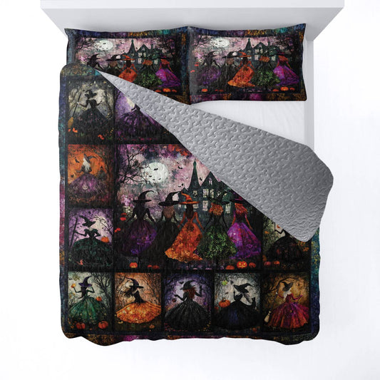 Witch Lorva All Season Quilt 3-Piece Set Enchanted Witches