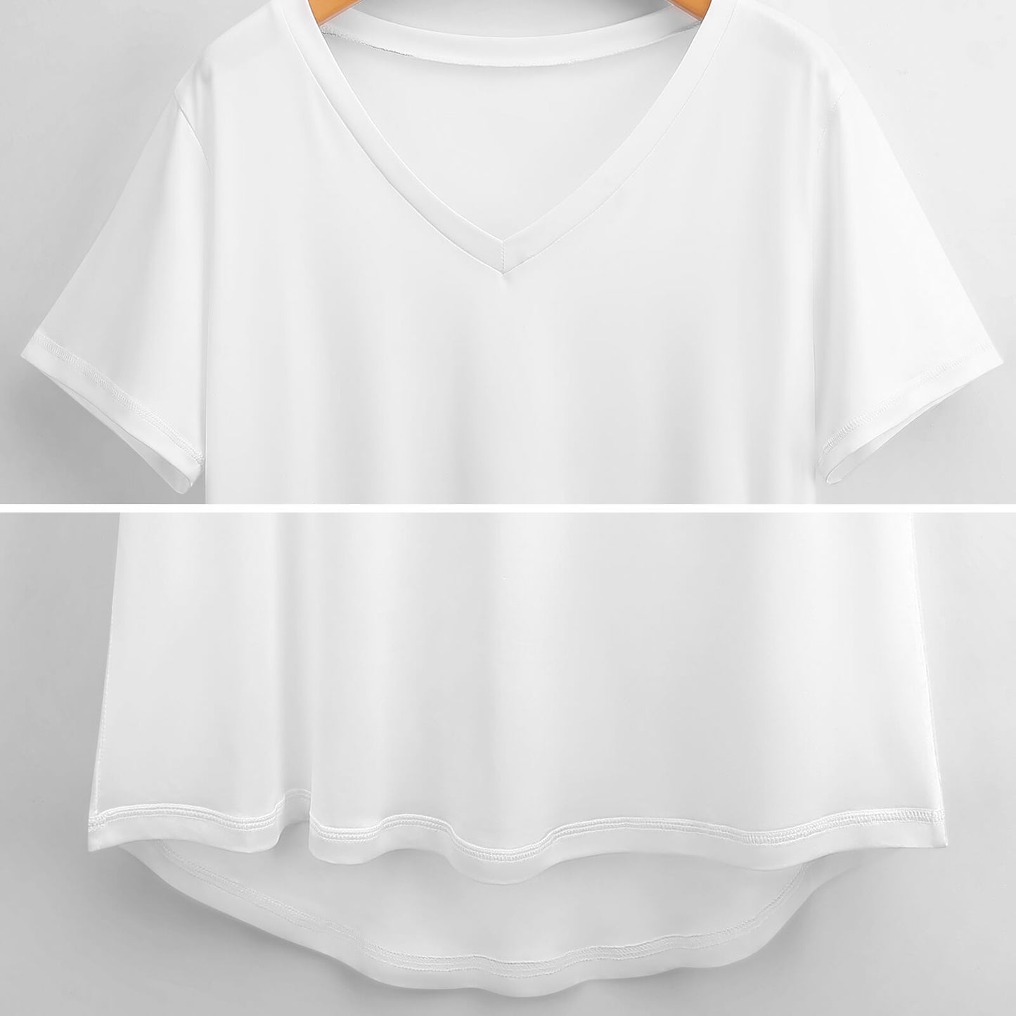 Cat V Neck Short-sleeve Women Shirt Charming Floral Cats