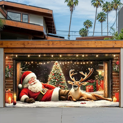 Lorva Christmas Garage Door Banner Decoration A Jolly Moment