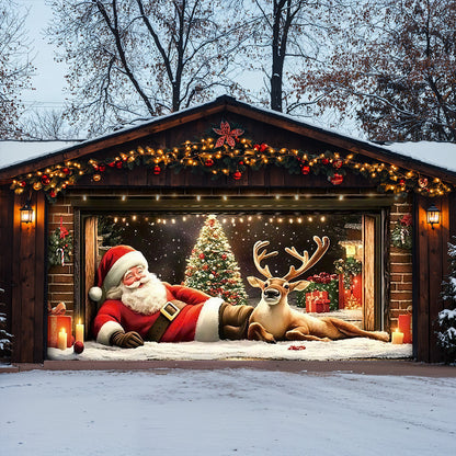 Lorva Christmas Garage Door Banner Decoration A Jolly Moment