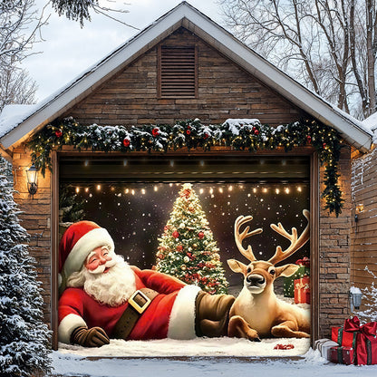 Lorva Christmas Garage Door Banner Decoration A Jolly Moment