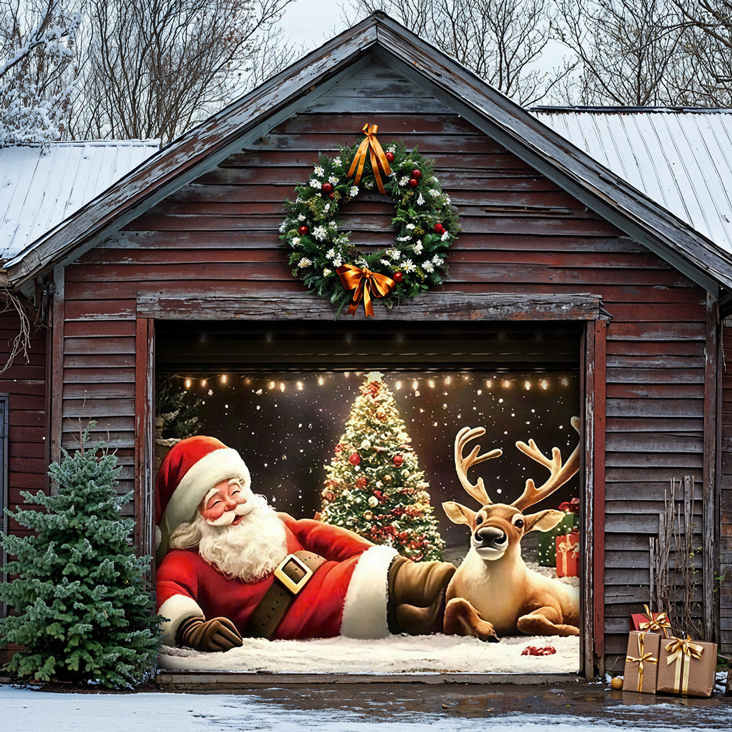 Lorva Christmas Garage Door Banner Decoration A Jolly Moment