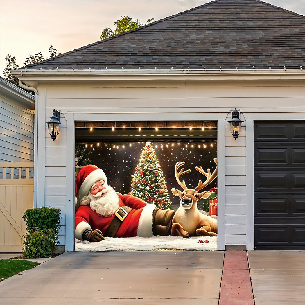 Lorva Christmas Garage Door Banner Decoration A Jolly Moment