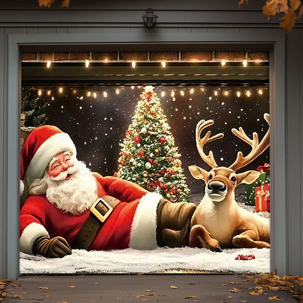 Lorva Christmas Garage Door Banner Decoration A Jolly Moment