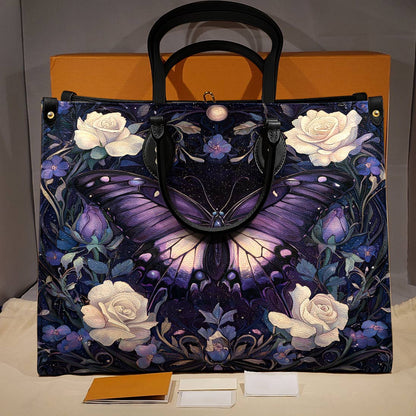 Lorva Butterfly Leather Bag Celestial Rose Garden