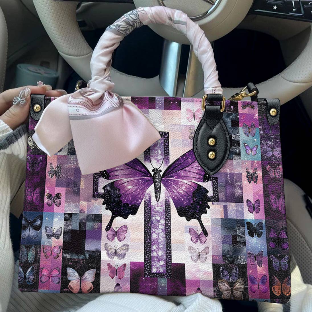 Lorva Leather Bag Wings of Serenity