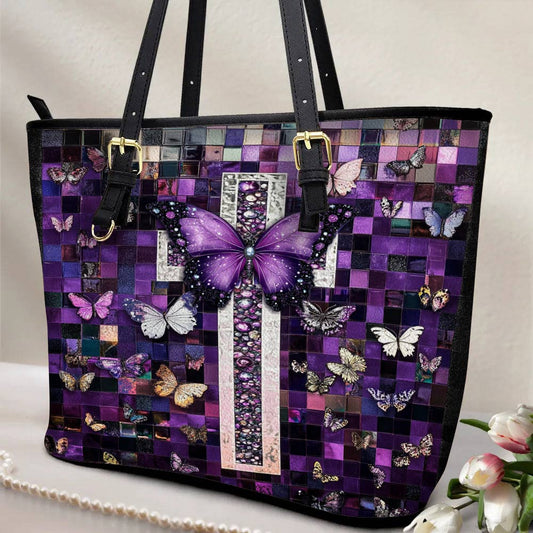 Lorva Leather Tote Bag Mystic Blessings