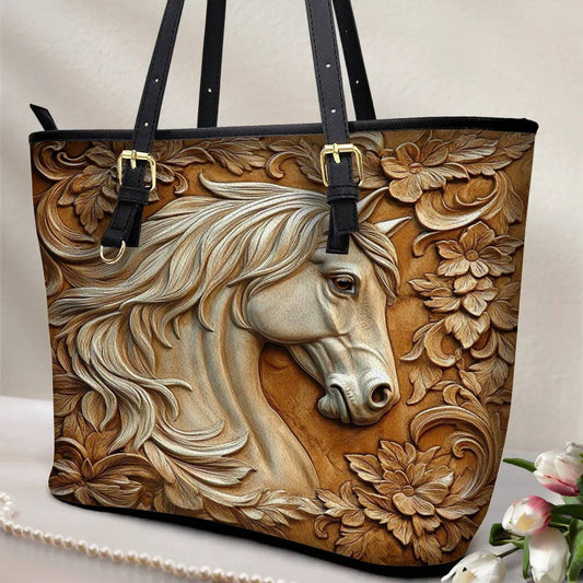 Lorva Leather Tote Bag Majestic Harmony
