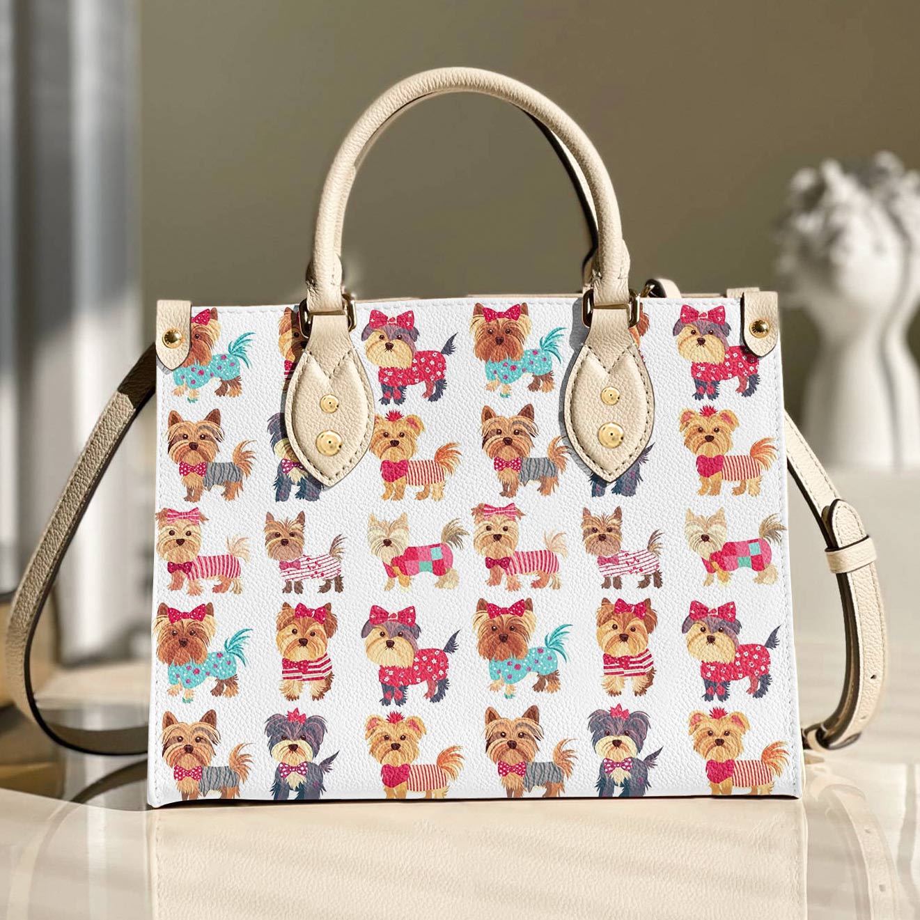 Lorva Leather Bag Sweet Yorkie