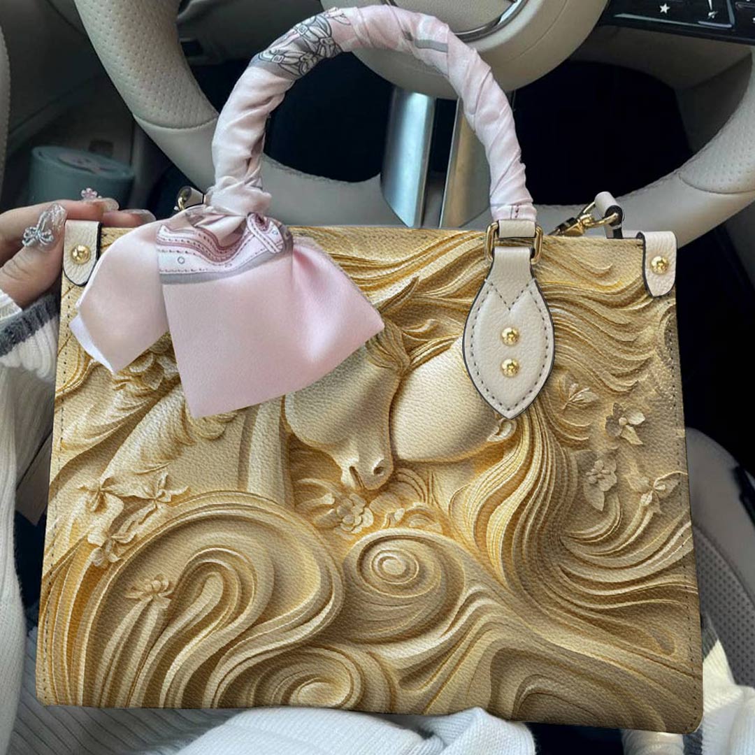 Lorva Horse Leather Bag Celestial Horse Embrace