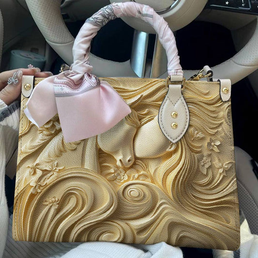 Lorva Horse Leather Bag Celestial Horse Embrace