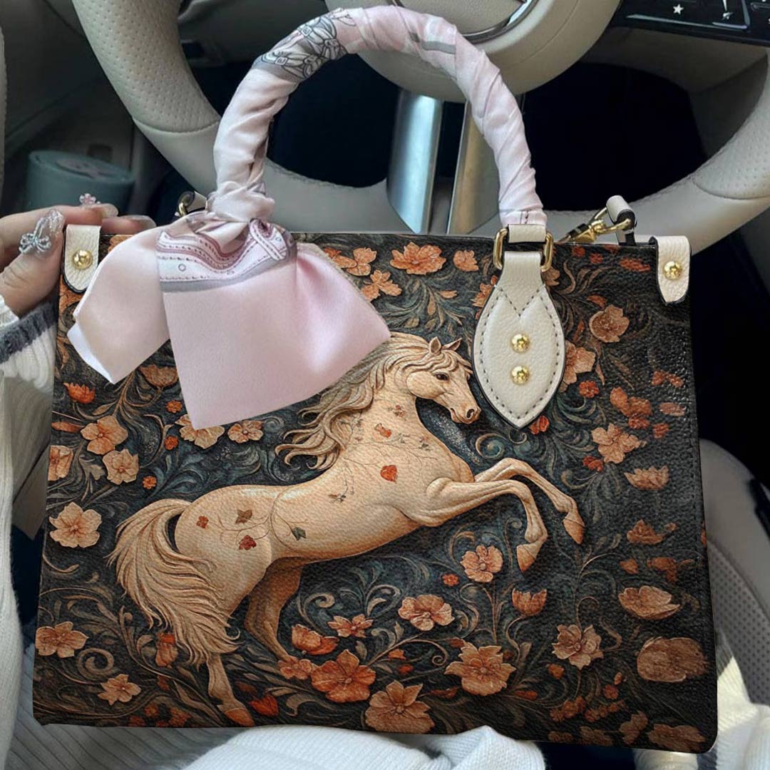 Lorva Horse Leather Bag Rustic Grace