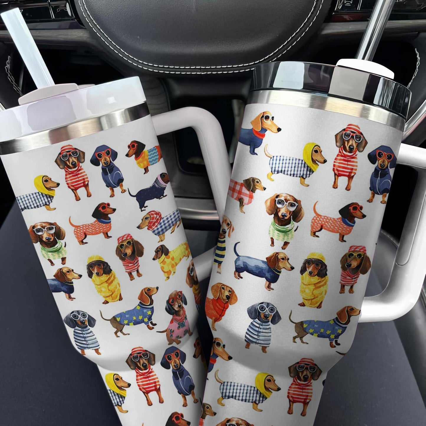 Lorva Tumbler Stylish Dachshund