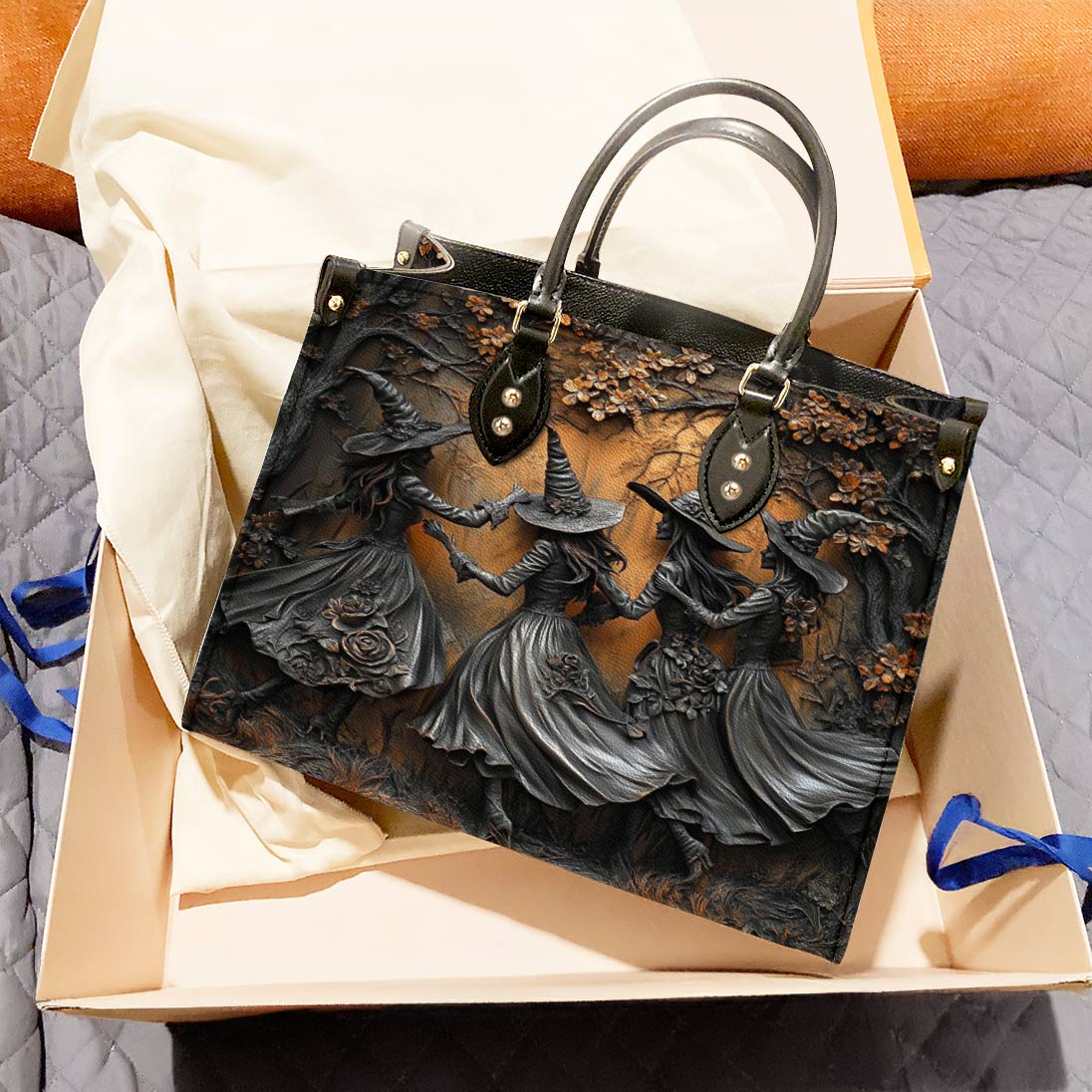 Witch Lorva Leather Bag Witchfire Glow