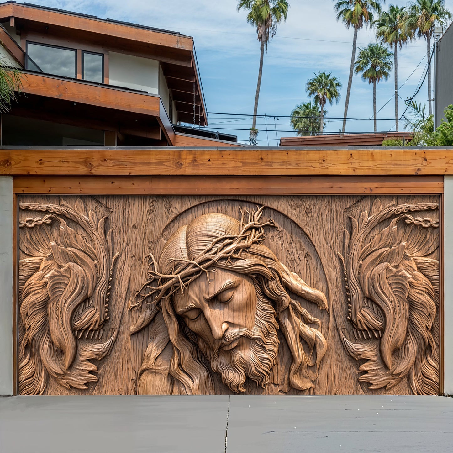 Lorva Garage Door Banner Faith