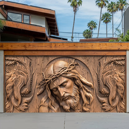 Lorva Garage Door Banner Faith
