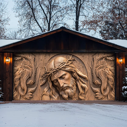 Lorva Garage Door Banner Faith
