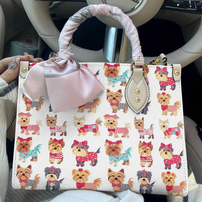 Lorva Leather Bag Sweet Yorkie