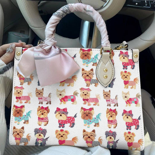 Lorva Leather Bag Sweet Yorkie
