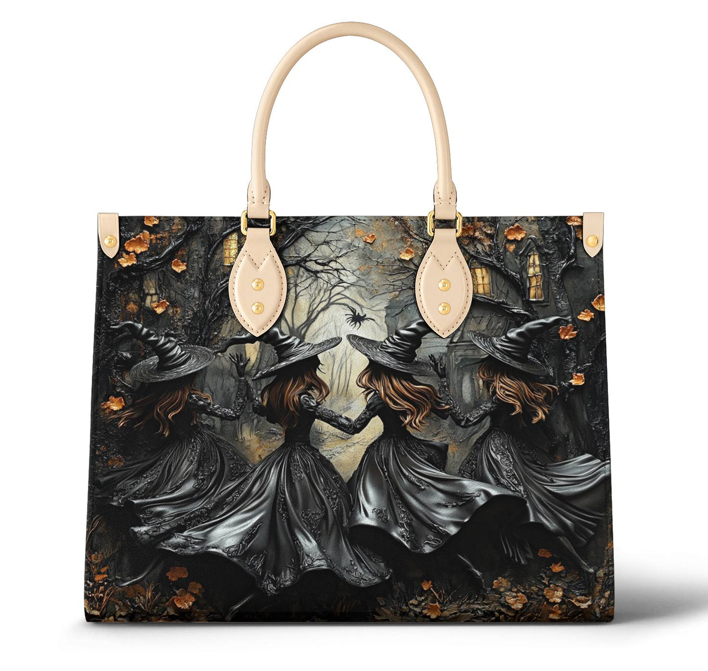 Witch Lorva Leather Bag Mystic Forest Dance