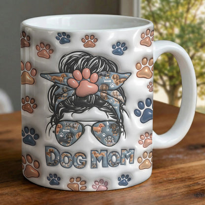 Lorva Dachshund Flat Print Mug Dog Mom