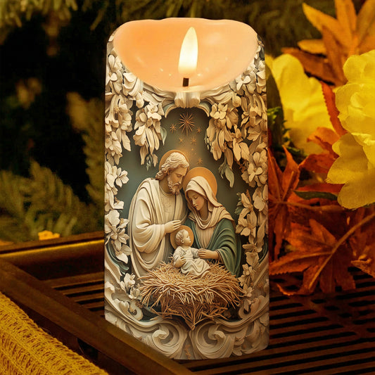 Lorva LED Candle Sacred Nativity