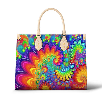 Lorva Leather Bag Psychedelic Bloom