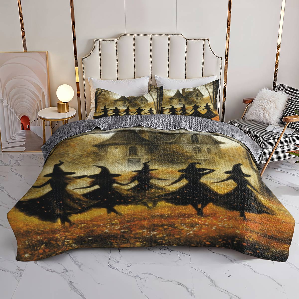 Witch Lorva All Season Quilt 3-Piece Set Shadows of the Coven