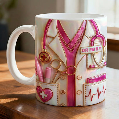 Lorva Personalized Nurse Mug