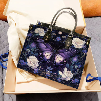Lorva Butterfly Leather Bag Celestial Rose Garden
