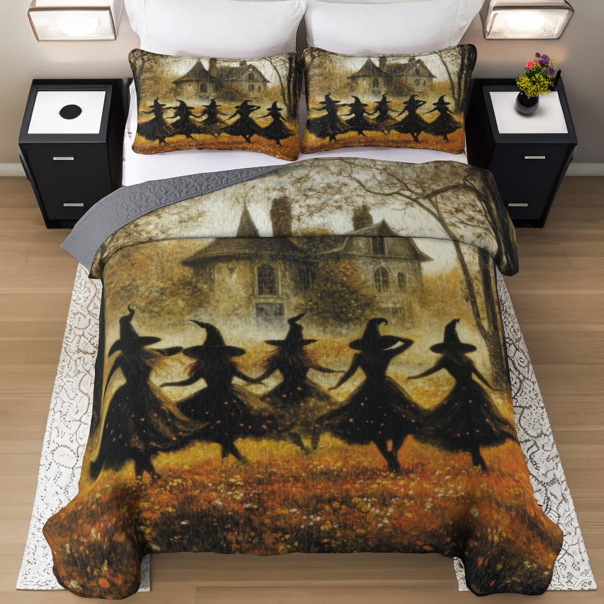 Witch Lorva All Season Quilt 3-Piece Set Shadows of the Coven