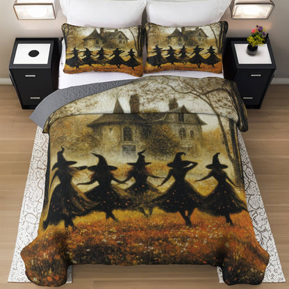 Witch Lorva All Season Quilt 3-Piece Set Shadows of the Coven