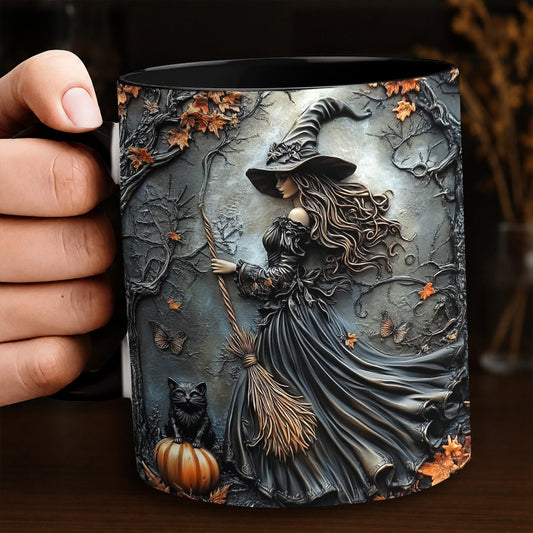 Lorva Witch Accent Mug Dark Magic Witch