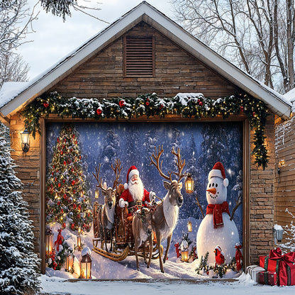 Lorva Christmas Garage Door Banner Decoration Peace