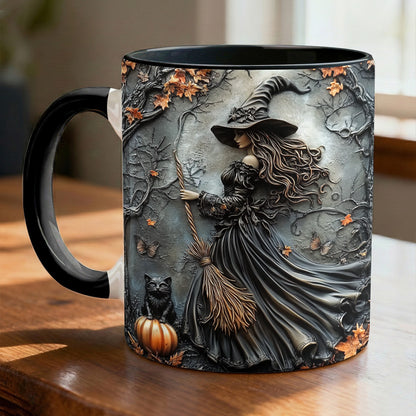 Lorva Witch Accent Mug Dark Magic Witch