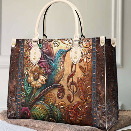 Lorva Hummingbird Leather Bag Melody In Flight