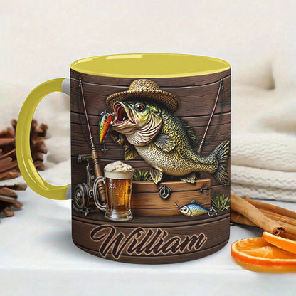 Lorva Personalized Mug Gone Fishing
