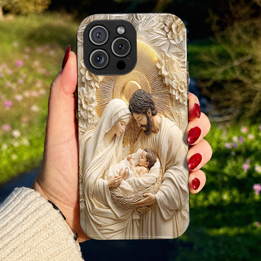 Lorva Phone Case Happy Holy Family
