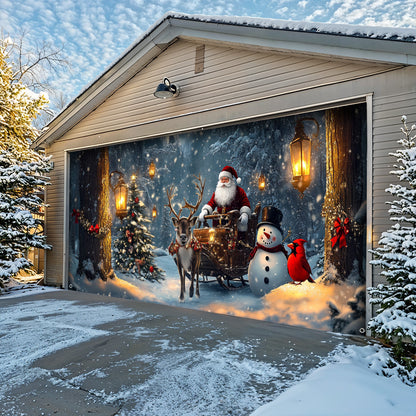 Lorva Christmas Garage Door Banner Decoration A Storybook Christmas Night
